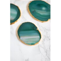 Agate Stone Coasters Wayfair